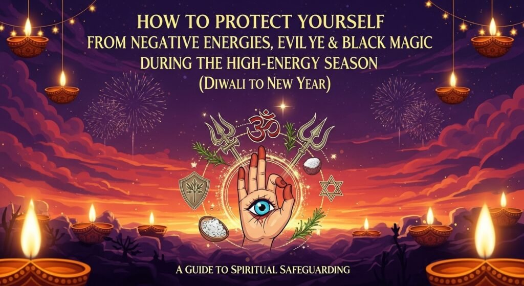 How to Protect Yourself from Negative Energies, Evil Eye & Black Magic During the High-Energy Season (Diwali to New Year)
